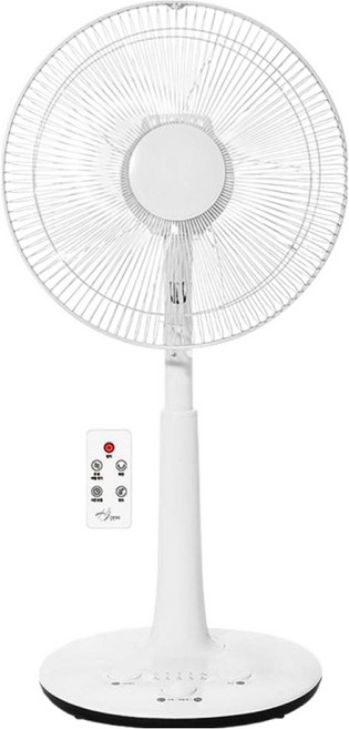 홍진테크사파이어 발터치 초미풍 선풍기 리모컨 35cm, HJ-1450RCF