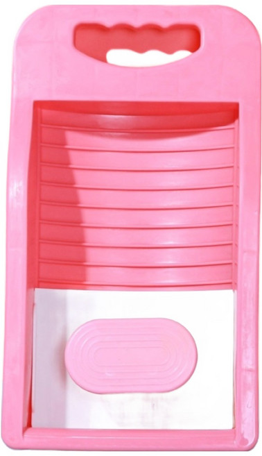 피앤케이 욕실 손빨래 미니 빨래판, 핑크, 1개