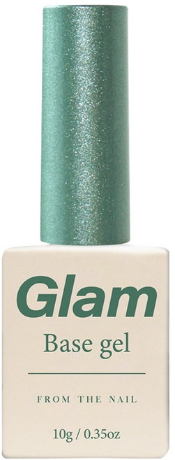 프롬더네일 글램 베이스 젤, 투명, 10g, 1개