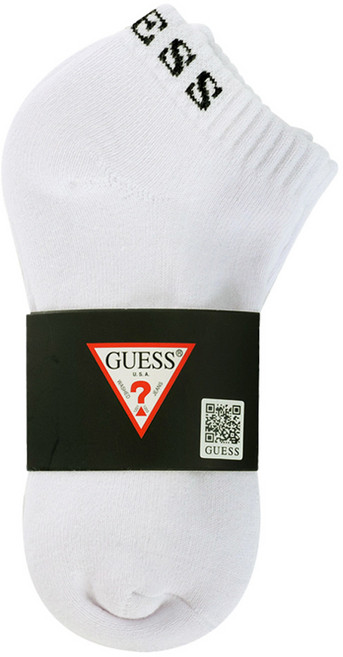 GUESS 運動氣墊休閒襪 3雙 GS-W02