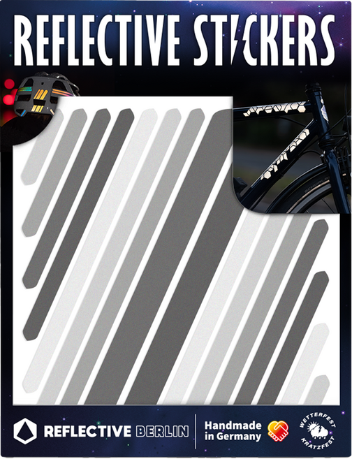 REFLECTIVEBERLIN 반사스티커 Shape Universal, GREY, 1개