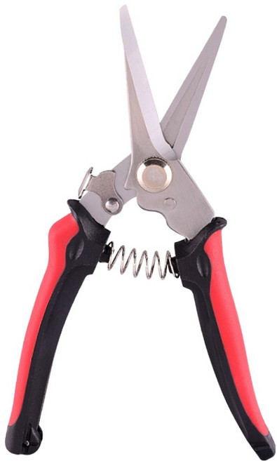 小麥購物 舒適不鏽鋼園藝修枝剪 直嘴 L506, 1支