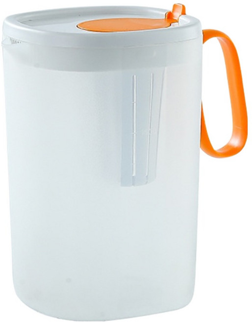 小麥購物 家用大容量冷水壺耐高溫涼水杯 L2275, 1個, 透明, 2.2L