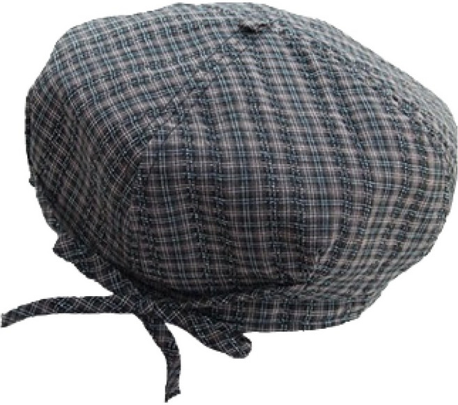 PDS패션 큐트 체크 리본 베레모