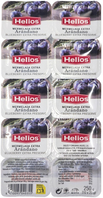 헬리오스 블루베리잼 10p, 250g, 1개