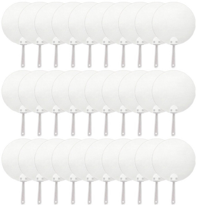 코히모 종이 그리기 부채 만들기 A2 5W0475, 혼합색상, 30개