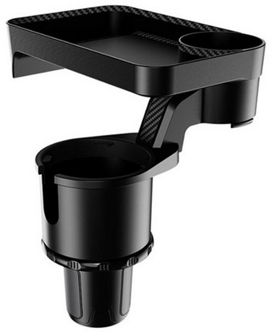 URBAN CAR 3合1汽車置物架 大, 黑色, 1個