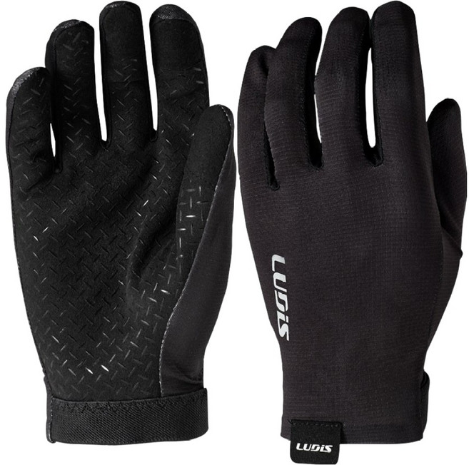 루디스 라이딩 자전거 바이크 장갑 좌우세트 LGUD5001, 블랙, 1세트
