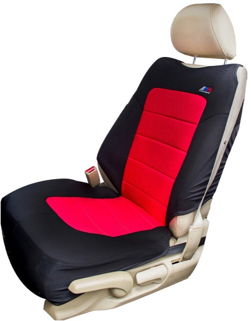 AGR MOTOR DESIGN 椅套 便捷連結 前座 HY-662-R, 1個, 紅色