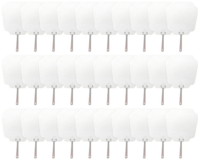 코히모 종이 그리기 부채 만들기 A6 5W0475, 혼합색상, 30개