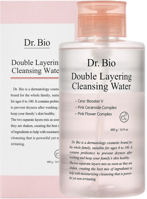 Dr.Bio 雙層潔膚水, 480g, 1個