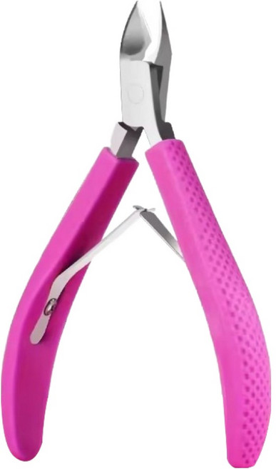 올웨일리 네일 니퍼 각질 큐티클 케어 가위 TSP2651, 1개, 로즈레드