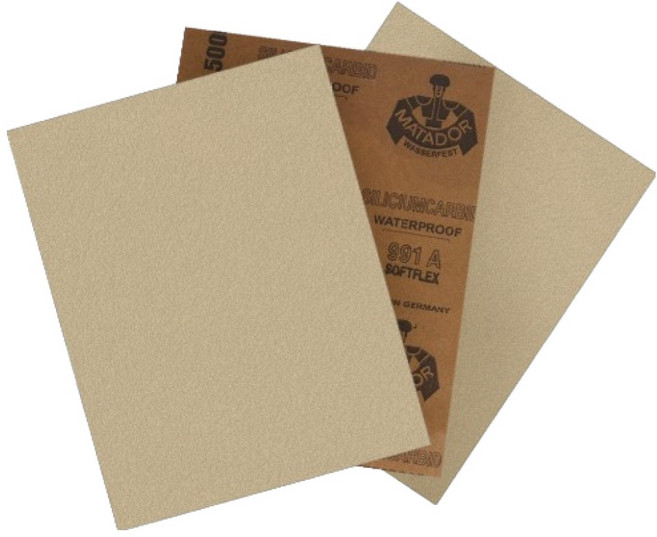 OON MATADOR 샌딩 종이 사포 5000방, 브라운, 3개