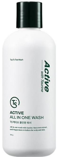 TS 액티브 올인원 바디워시, 300g, 1개