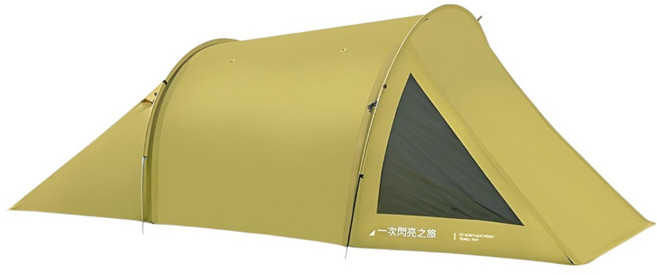 ShineTrip 山趣 ST-05系列 輕型隧道帳 A491-H00 4.9kg, 戰鷹沙, 4.3 x 2.4 x 1.35~1.6m