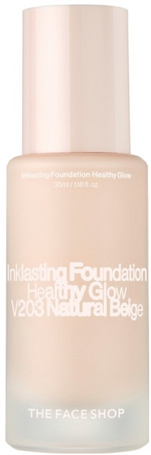 THE FACE SHOP 菲詩小舖 fmgt 台灣公司貨 貼妝恆潤粉底液 SPF35 PA++ 35ml, V203, 1瓶