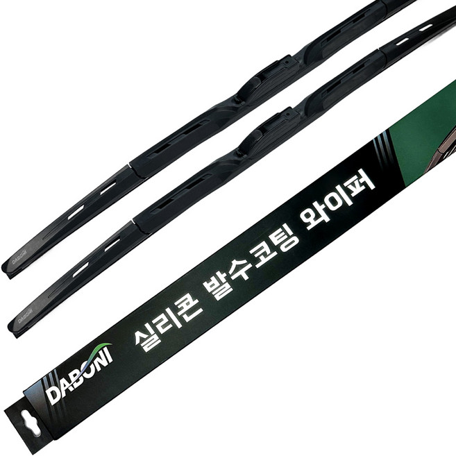 DABONI 矽膠防水塗層混合雨刷2件組 + 轉接器 B2-1 奧迪適用, Audi A6/S6/RS6-C7 2012/2019