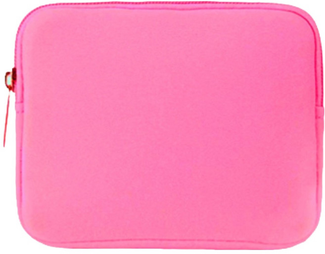 루네온 다용도 외장하드 파우치 형광 분홍색, 1개