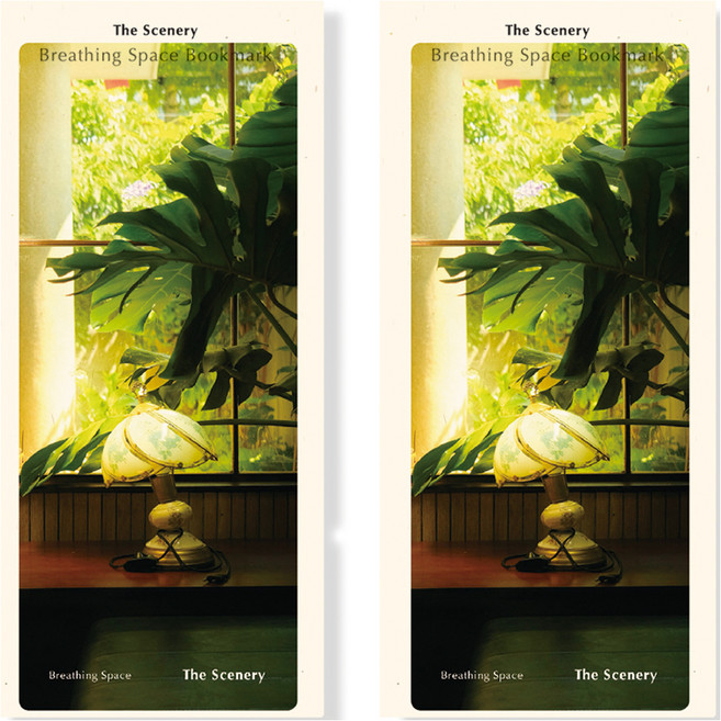 페이퍼리안 더 시너리 브리딩 스페이스 북마크, 데이 드리밍, 2개