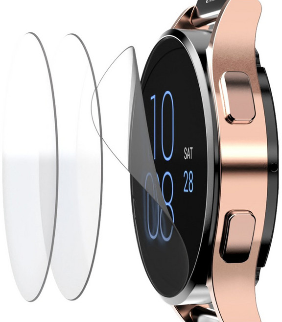 구스페리 갤럭시워치 풀커버 자가복원 TPU 액정보호필름 3p 세트, 투명, 1세트