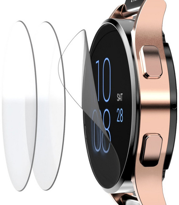 구스페리 갤럭시워치 풀커버 자가복원 TPU 액정보호필름 3p, 투명, 1세트