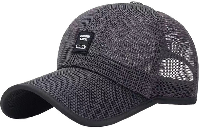 걸핀스 풀메쉬 스포츠 심플 볼캡 1464, 차콜, 1개