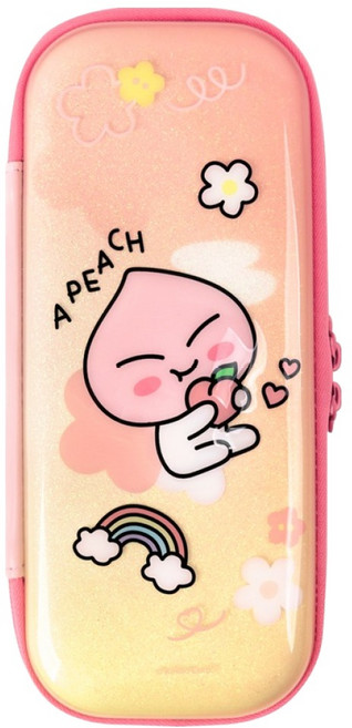 Kakao Friends EVA Apeach 鉛筆盒, 粉紅色(Apeach), 1個
