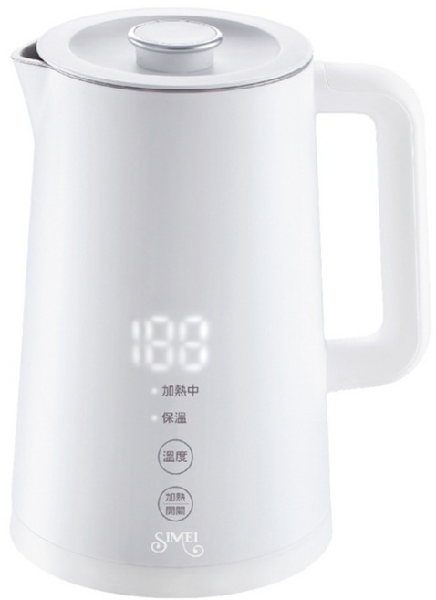 SIMEI 西美 316L不鏽鋼智能調溫快煮壺 1.7L, SM-5858AI