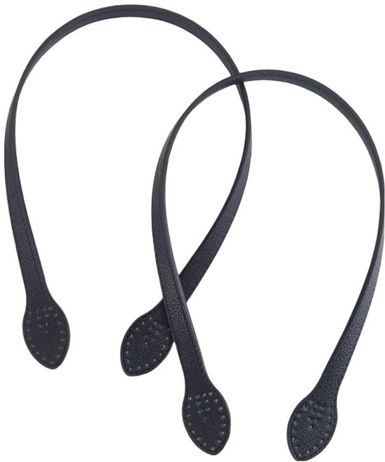 코히모 숄더백 토트백 스티치 가방 DIY 가죽핸들 60cm 5W0478, 2개, 블랙