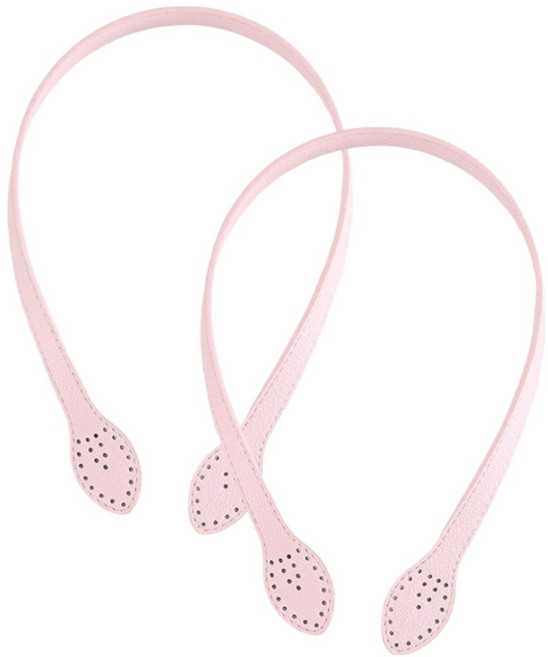 코히모 숄더백 토트백 스티치 가방 DIY 가죽핸들 60cm 5W0478, 2개, 핑크