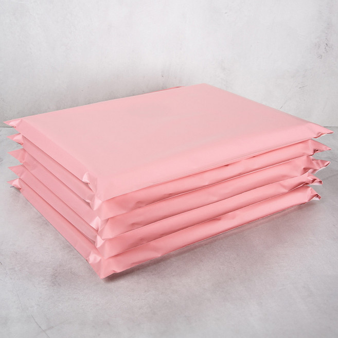 혜림봉투 이중지 택배봉투 연핑크, 100장