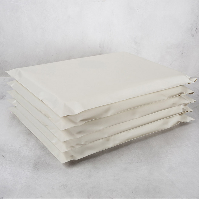 혜림봉투 이중지 택배봉투 베이지, 100장