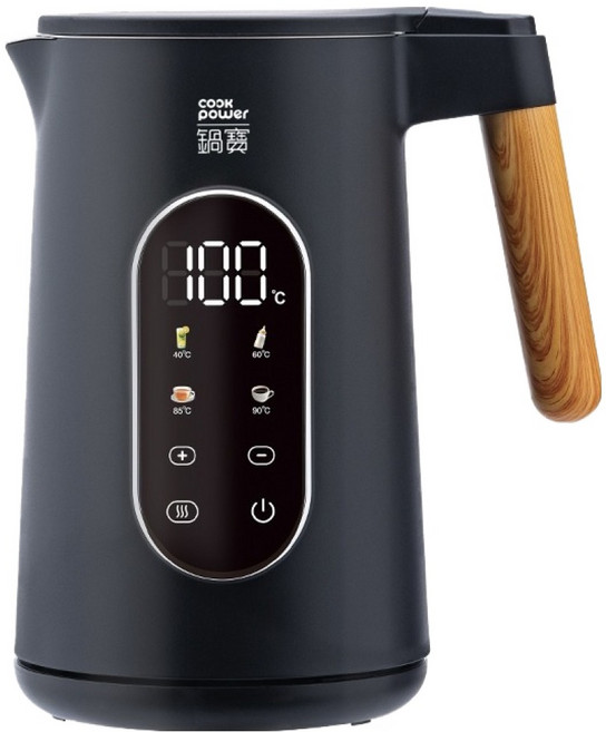 cook power 鍋寶 智能溫控快煮壺 黑色 1.8L, KTP-8181