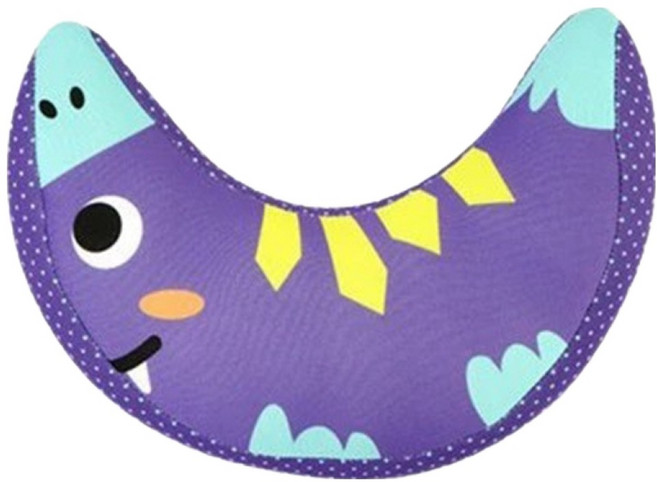 Bebehome 安全帶護套月亮枕 汽座/推車適用 小, 紫色, 1個