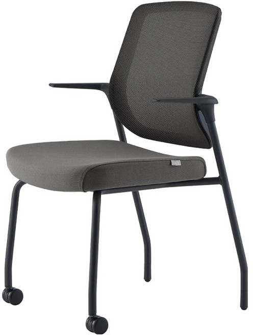 파트라 보나 국산 컴퓨터 학생 책상 의자 VN54A, 블랙 + 블랙