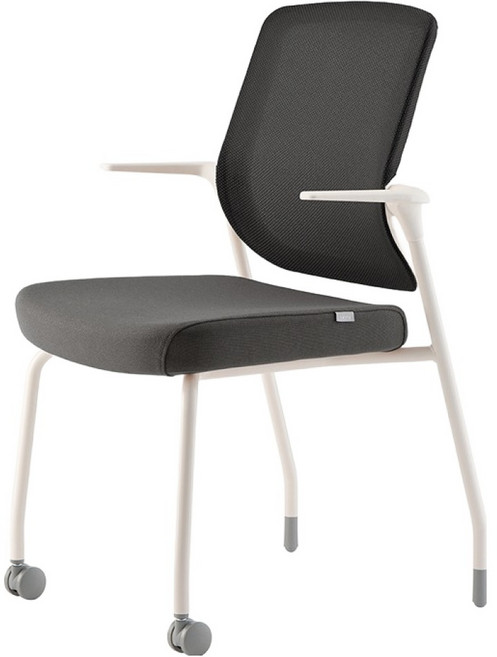 파트라 국산 보나 컴퓨터 학생 책상 의자 VN54A, 화이트 + 블랙