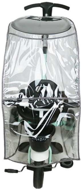 wowbaby Samchuly Vitamin三輪車專用防雨罩, 透明色, 1個