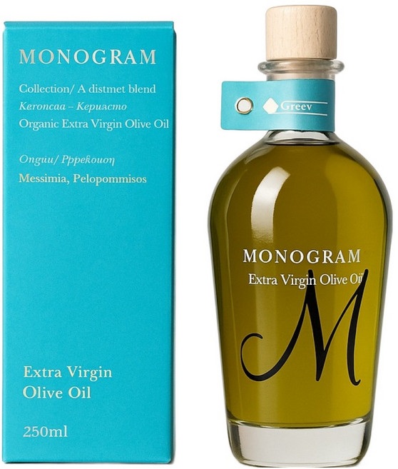 모노그램 만다린 오리엔탈 오가닉 그리스 엑스트라버진 올리브오일, 250ml, 1개
