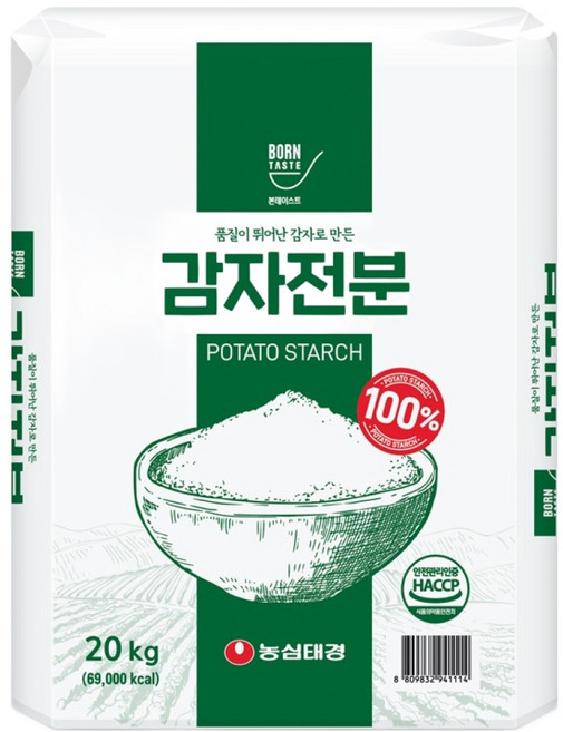 본테이스트 100% 감자전분, 20kg, 1개
