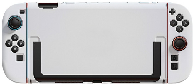 스페이스쉴드 닌텐도 스위치 2 호환 스탠다드 솔리드 분리형 PC 하드 케이스, 화이트, 1개