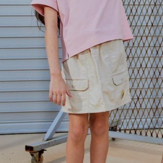 에스핏 여아용 캠핑 큐롯 카고 스커트