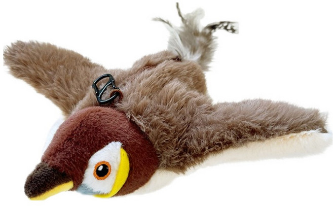 링펫 춤추는 새 고양이 자동 장난감, 그레이, 1개