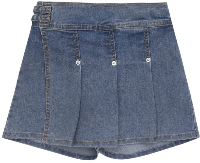 에스핏 여아용 데님 랩스커트
