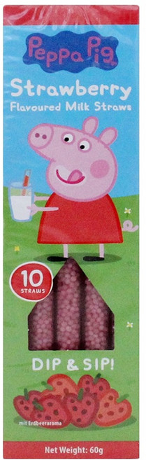 페파피그 딸기맛 스트로우, 60g, 1개