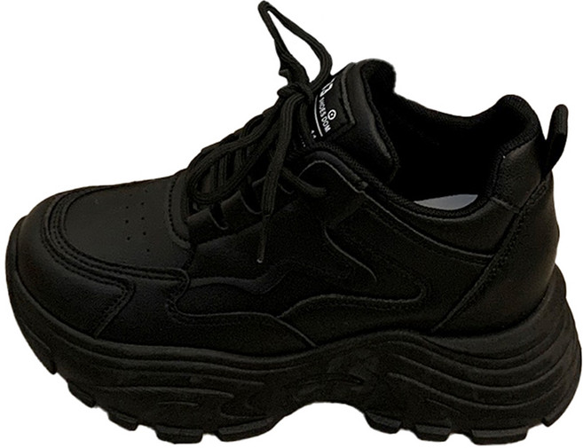 토퍼스 여성용 세븐 키높이 통굽 패션 스니커즈 6.5cm