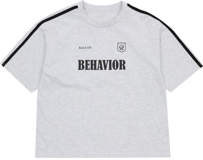 에스핏 여아용 오버핏 5부 티셔츠