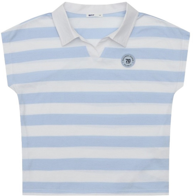 에스핏 여아용 가오리핏 카라 티셔츠