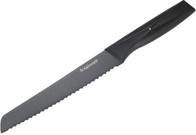 Corelle Brands 康寧餐具 Snapware 黑曜石麵包刀 8吋, 黑曜石, 1支
