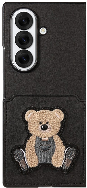 DESIGNSKIN 자수 카드수납 클래식 휴대폰 케이스