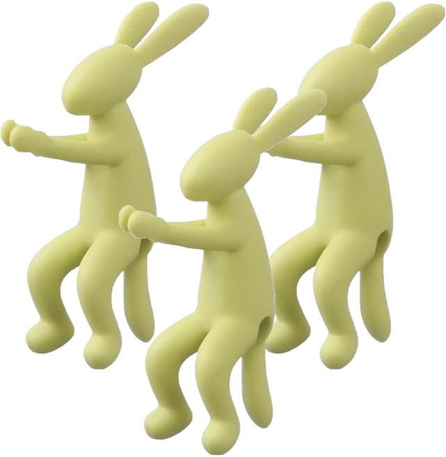 루벤코 식물 다용도 원예 토끼 수병 재배 홀더 형광, 3개